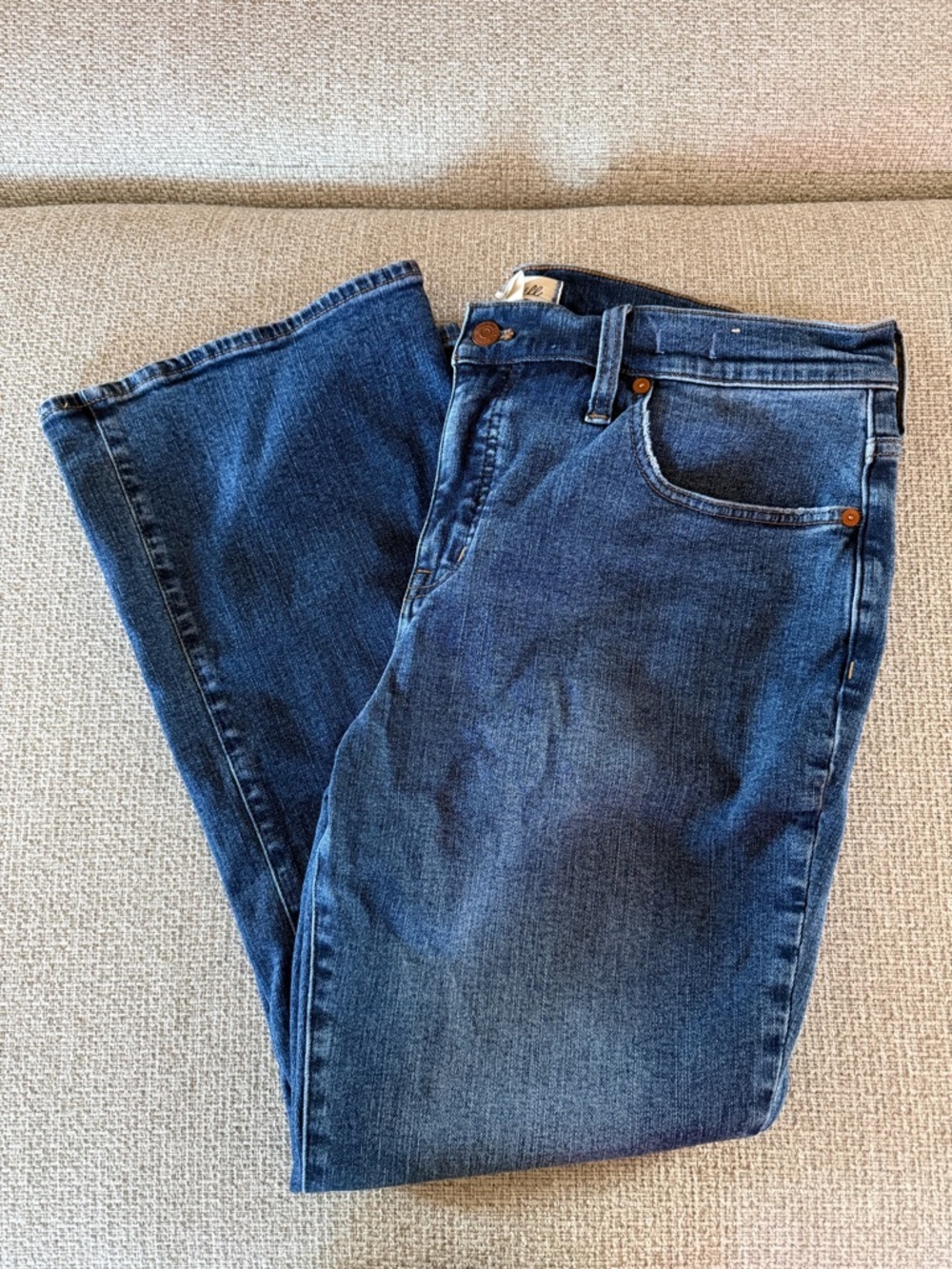 Madewell mid-rise kick out jeans